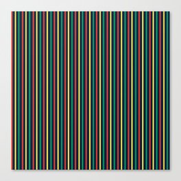 Bright & Bold Modern Vector Stripes Canvas Print