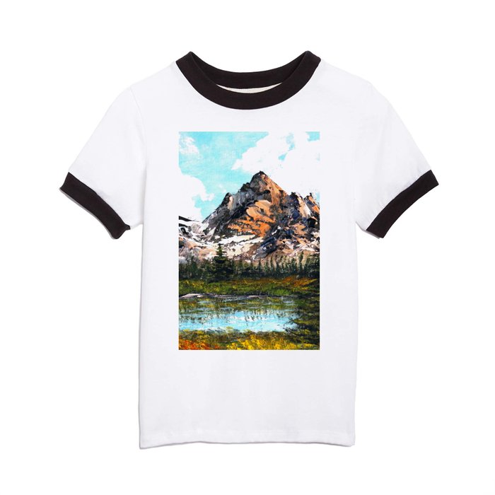 Kids bob ross shirt best sale