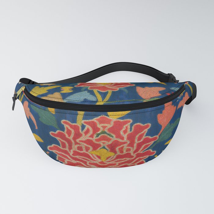 Chinese Embroidery of Peonies Fanny Pack