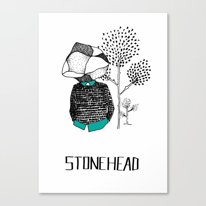 StoneHead Canvas Print