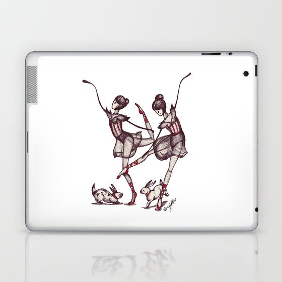 Dancing Twins Laptop & iPad Skin