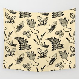 Forest Lurker Pattern Wall Tapestry