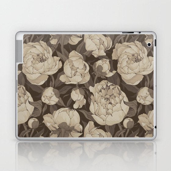 Blooming peonies Laptop & iPad Skin