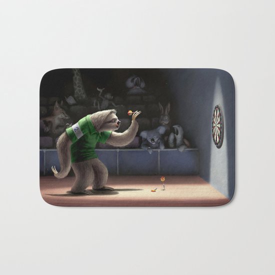 Sloth Darts Bath Mat