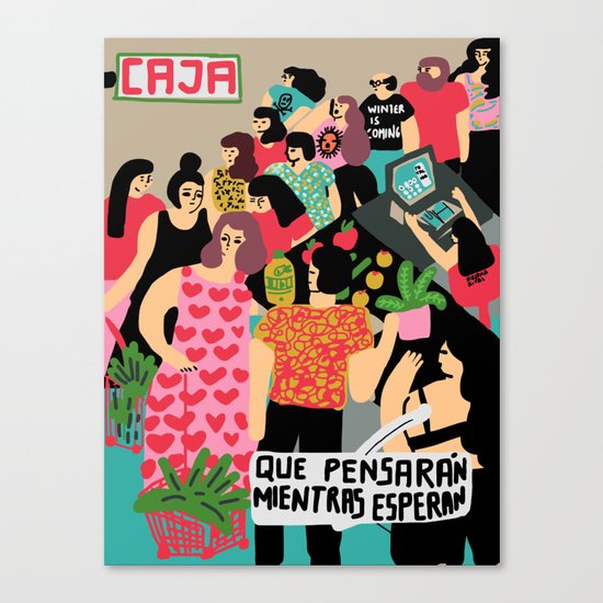 market Canvas Print