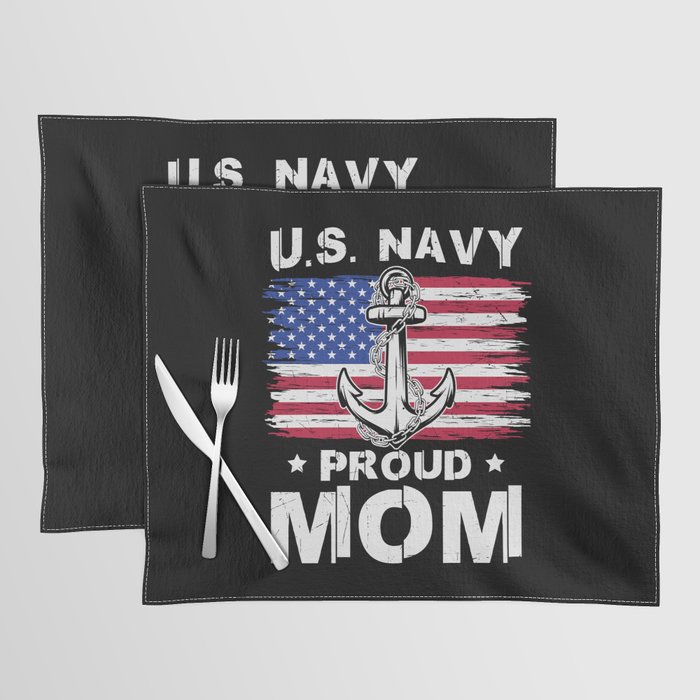 U.S. Navy Proud Mom Patriotic Placemat