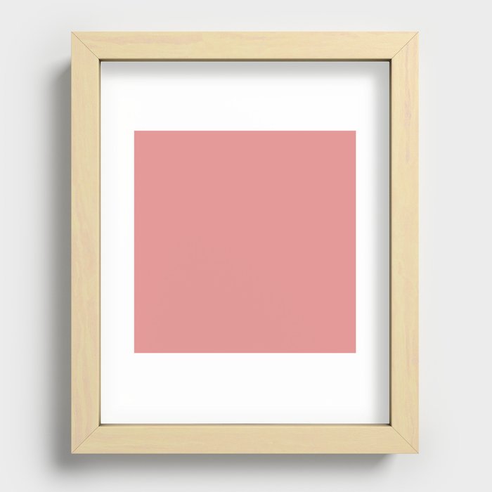 Paradise Pink Recessed Framed Print