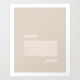magic hour – neutral Art Print