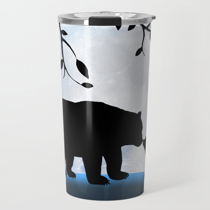 Moon and bears Travel Mug