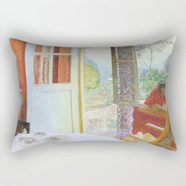 Dining Room in the Country Rectangular Pillow