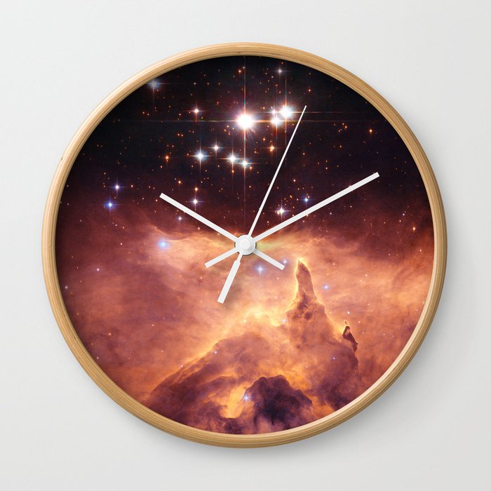 Emission Nebula NGC6357 Wall Clock