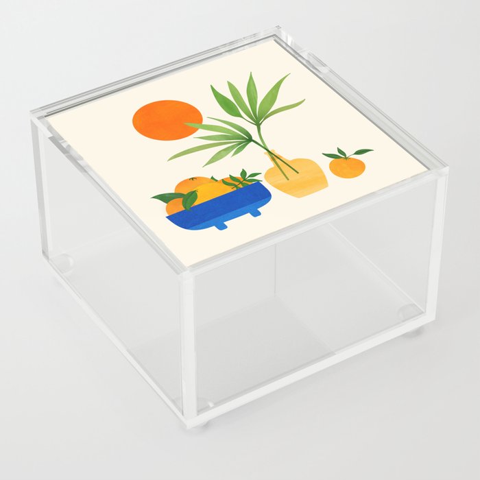 Sunny Fruit Bowl / Tropical Fruit Series Acrylic Box