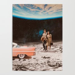 Moon date Poster