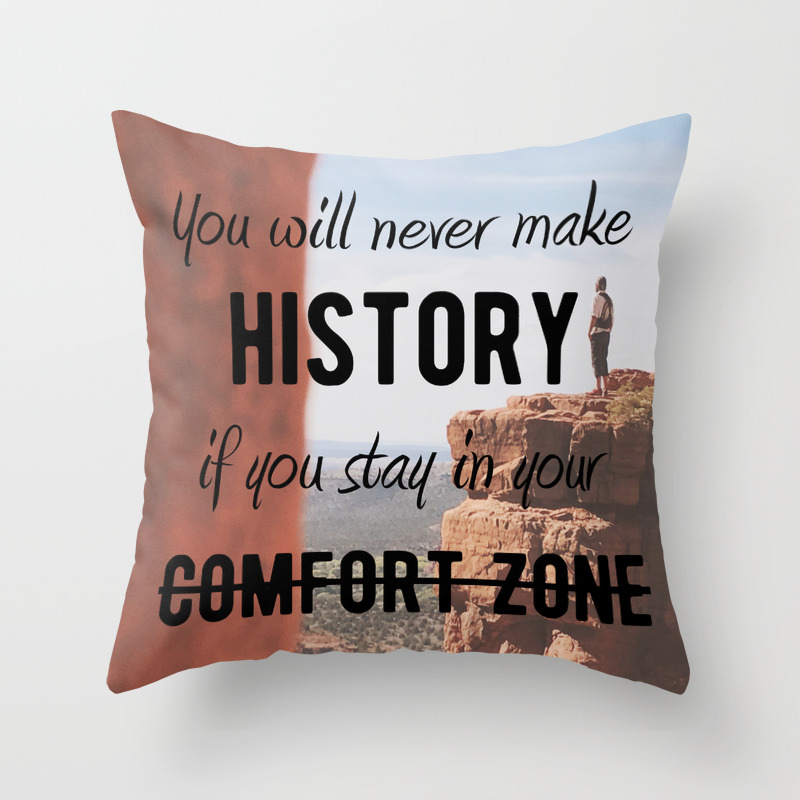 Motivational Get Out Of Your Comfort Zone Motivation Throw
