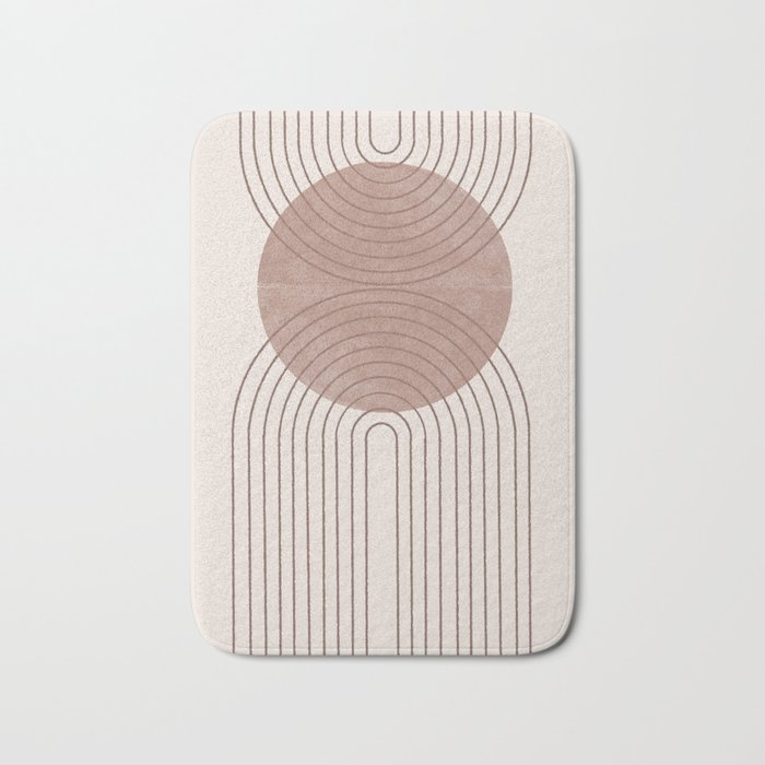 Abstract Modern Poster Arch  Bath Mat