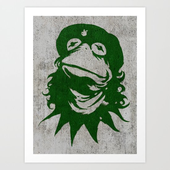 Viva la Frog! Art Print