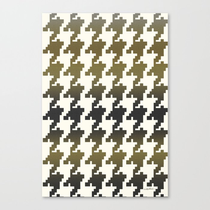 The Houndstooth Vault Canvas Print by Vikki Salmela | Society6