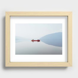 Smoke On The Lake Recessed Framed Print