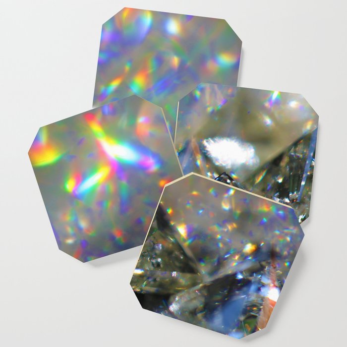 Rainbow Diamonds Coaster
