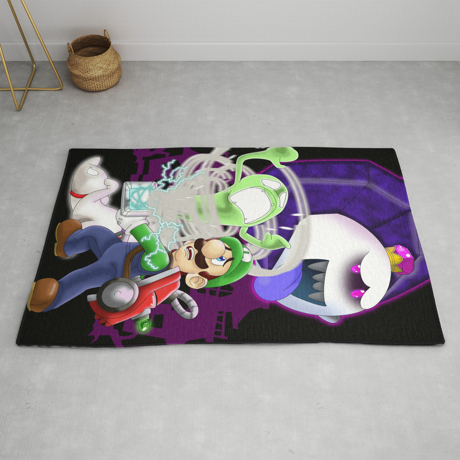 Luigi S Mansion Dark Moon Rug By Kurewkreations Society6 Luigi S Mansion Dark Moon Rug By Kurewkreations Society6