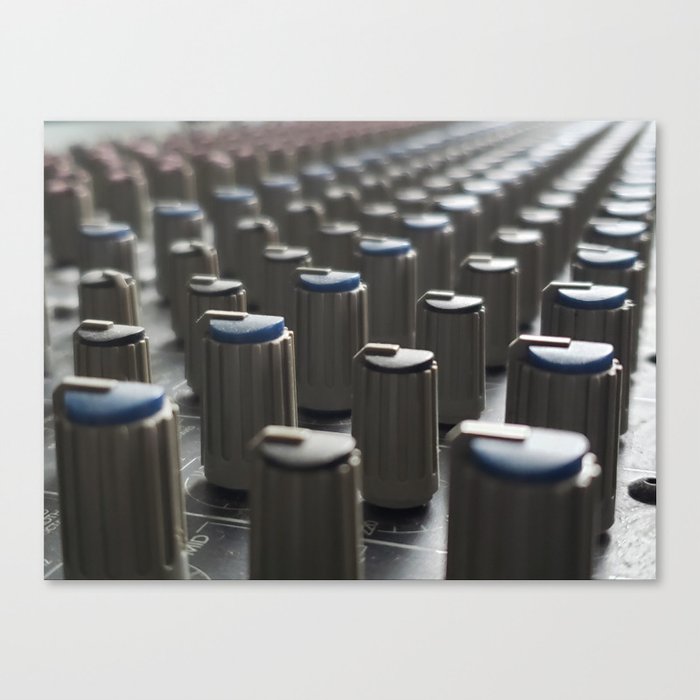 Mixing Console Canvas Print