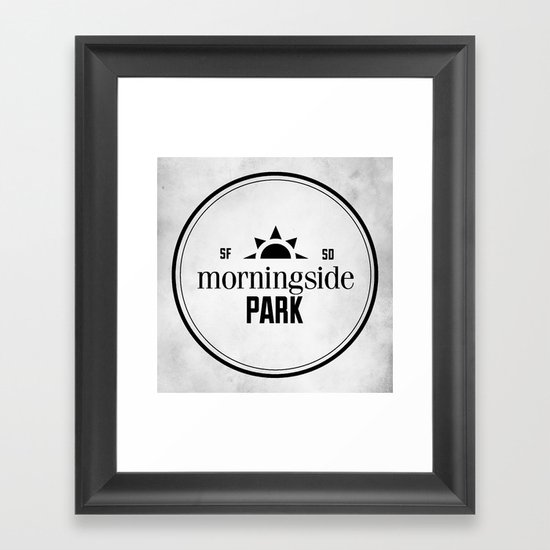 Morningside Park Framed Art Print
