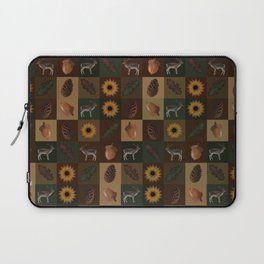 Checkered Spring Forest Laptop Sleeve