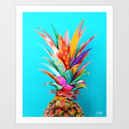 EttaVee Pineapple Crown Art Print