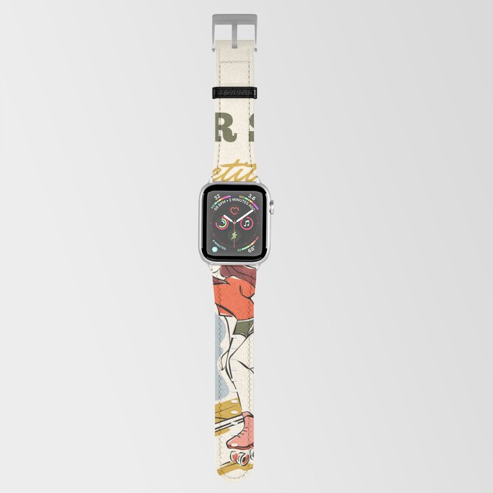 Roller skate competition sport Apple Watch Band