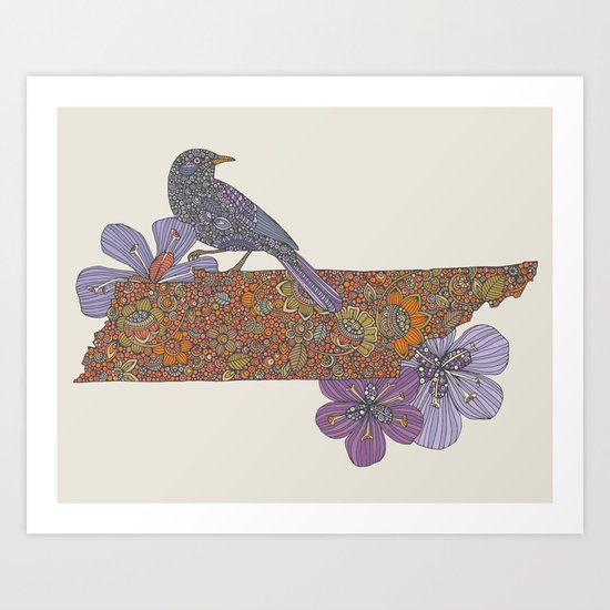 Hello Tennessee Art Print