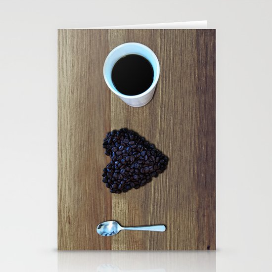 I Love Coffee Stationery Cards