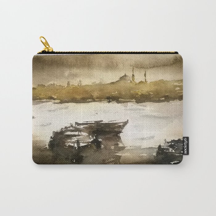 Istanbul in yellow Carry-All Pouch