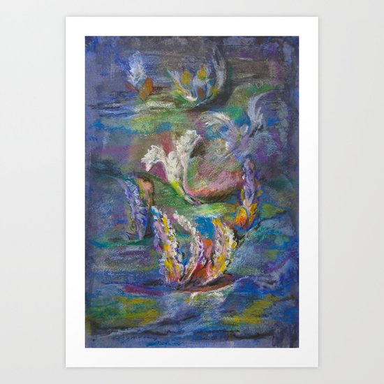 Babylonian Pondlife Art Print