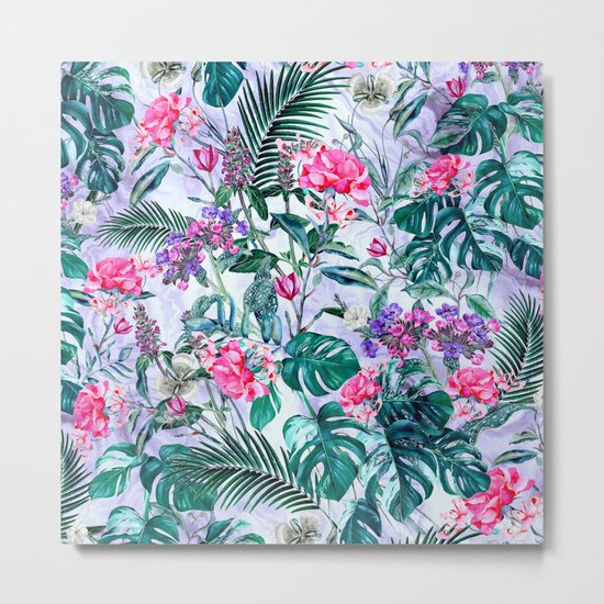 Tropical Garden II Metal Print