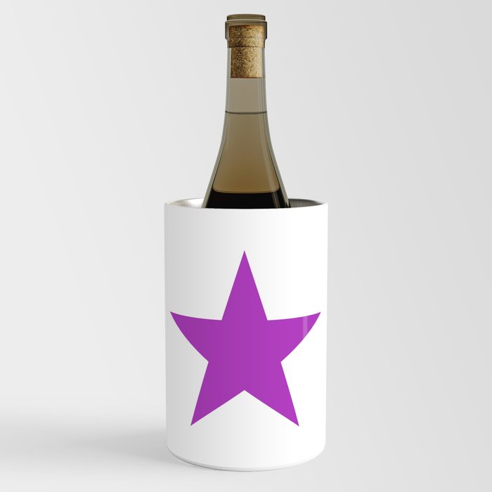 PURPLE STAR WITH WHITE SHADOW.. Wine Chiller