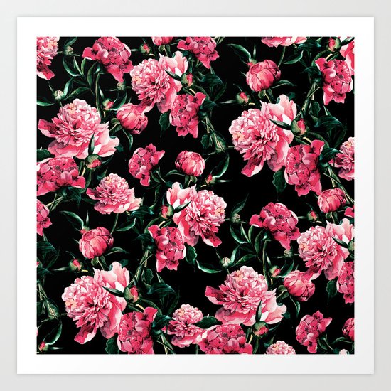 Peonies Art Print