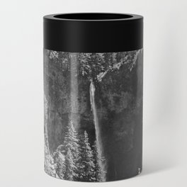 Multnomah Falls From a Distance | Travel Photography Minimalism | Black and White Can Cooler