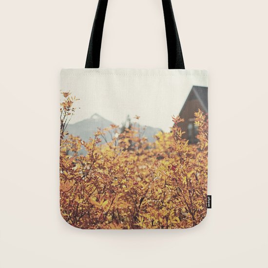 Mountain Lodge Tote Bag