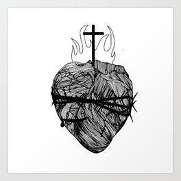 Sacred Heart of Jesus Art Print