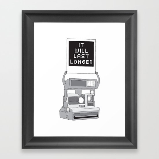 Take A Picture Framed Art Print