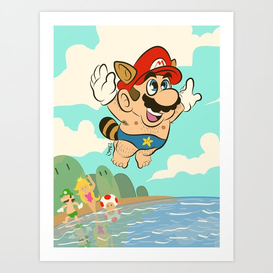 Super Mario! Art Print