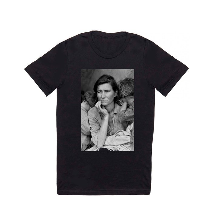 Migrant Mother by Dorothea Lange, 1936 T Shirt by Art Society6