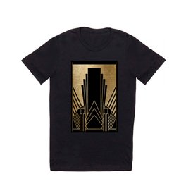 Art deco design T Shirt | Foil, Black, Gatsbyparty, Fscottfitzgerald, Gatsbyquote, Gold, Artdeco, 1920S, Digital, Flapper 
