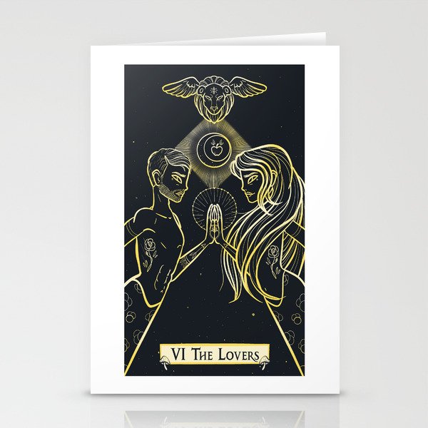 VI The Lovers Stationery Cards