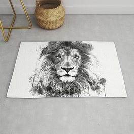 Lion Rug | Lioncubroar, Lionofjudah, Lionelnation, Lionending, Lioneatsbaby, Lioncat, Drawing, Lionmaker, Lionking, Lionearns 