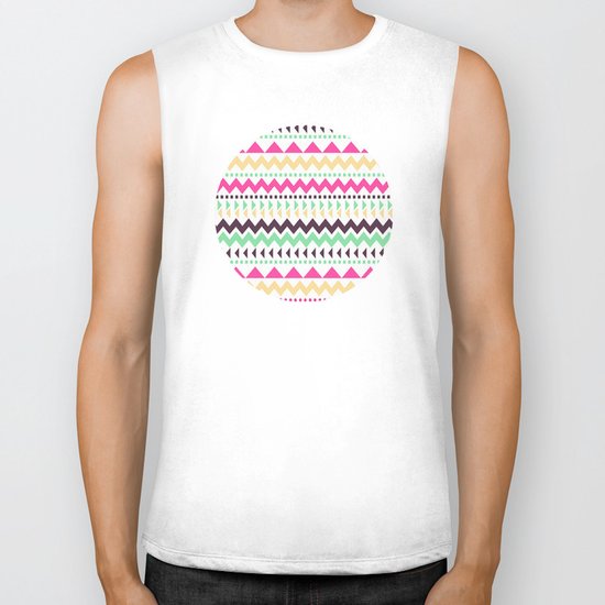 Tribal Pattern 02 Biker Tank