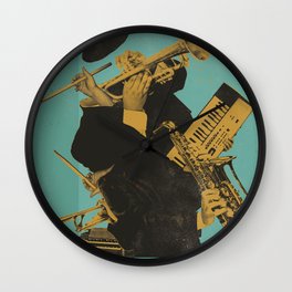 ABSTRACT JAZZ Wall Clock