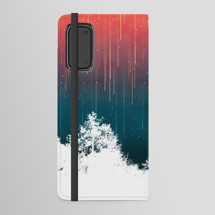 Meteoric rainfall Android Wallet Case