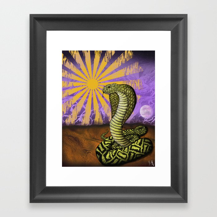 La Cobra Framed Art Print