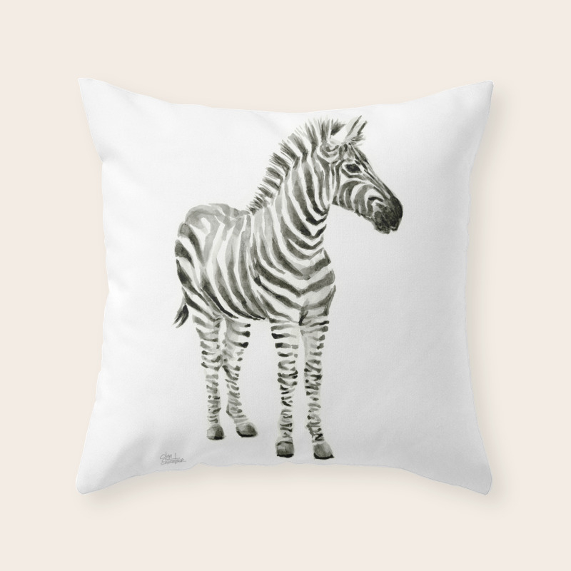 zebra pillow baby